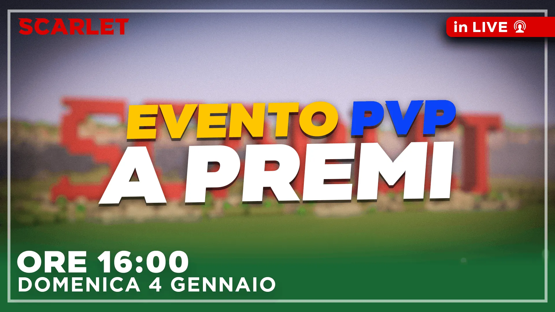 TORNEO PVP con PREMI su ScarletMC